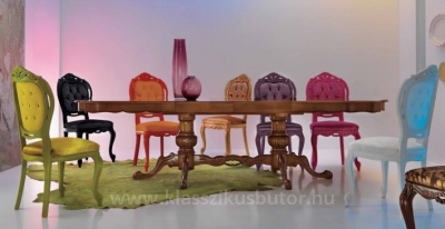 DG119 színes székek, Olasz klasszikus, exkluzív, elegáns, minőségi bútor, színes székek