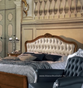 Olasz klasszikus, exkluzív, elegáns, minőségi bútor, ágy, ágykeret
