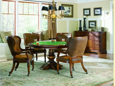 Waverly Place pókerasztal és székek, amerikai bútor, amerikai lakberendezés