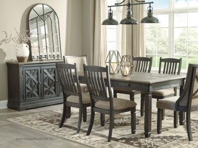 Ashley étkező, amerikai étkező, Ashley Furniture, amerikai lakberendezés , amerikai szék, amerikai asztal, amerikai komód, amerikai étkező