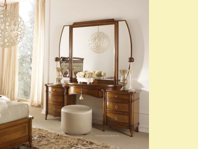 Carlotta fésülködőasztal, olasz bútor, olasz hálószoba, klasszikus hálószoba, klasszikus bútorok