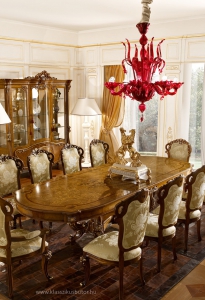 Le Rose étkező, olasz bútor, luxus bútor, exkluzív bútor