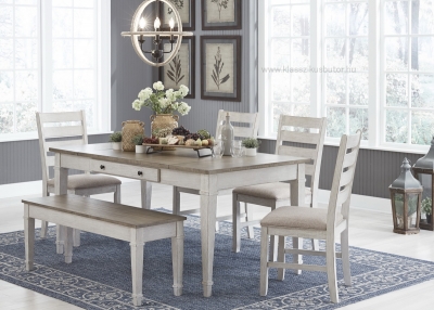 Skempton , Ashley étkező garnitúra, Ashley Furniture, Ashley amerikai bútorok, amerikai bútor, amerikai étkező, amerikai lakberendezés,