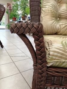 Bar Harbor rattan étkező garnitúra, valódi rattan bútor, amerikai bútor, amerikai lakberendezés, amerikai étkező garnitúra