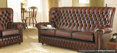 Devon eredeti angol chesterfield ülőgarnitúra, kanapé