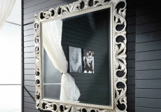 tükör, lakberendezés, olasz tükör, ezüstözött tükör