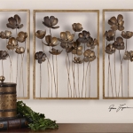 12785 Metal Tulips faldekoráció,Uttermost, amerikai laberendezés